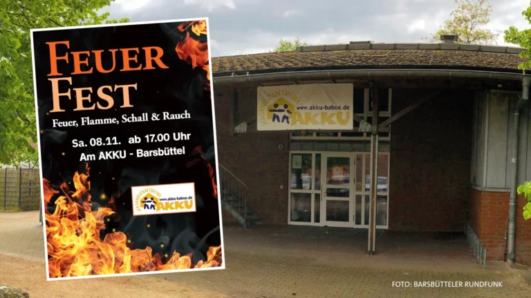Feuerfest am AKKU in Barsbüttel: Musik, Flammen und Leckereien am 8. November 2025