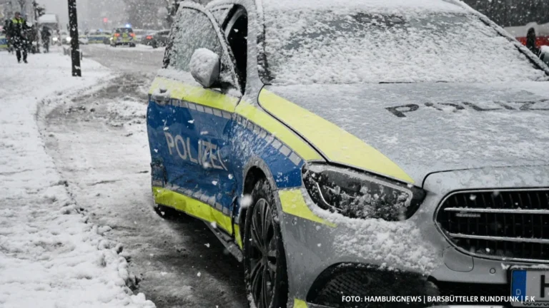 Unfall mit Streifenwagen an der Kreuzung Rodigallee/Jenfelder Allee – Winterglätte als möglicher Faktor