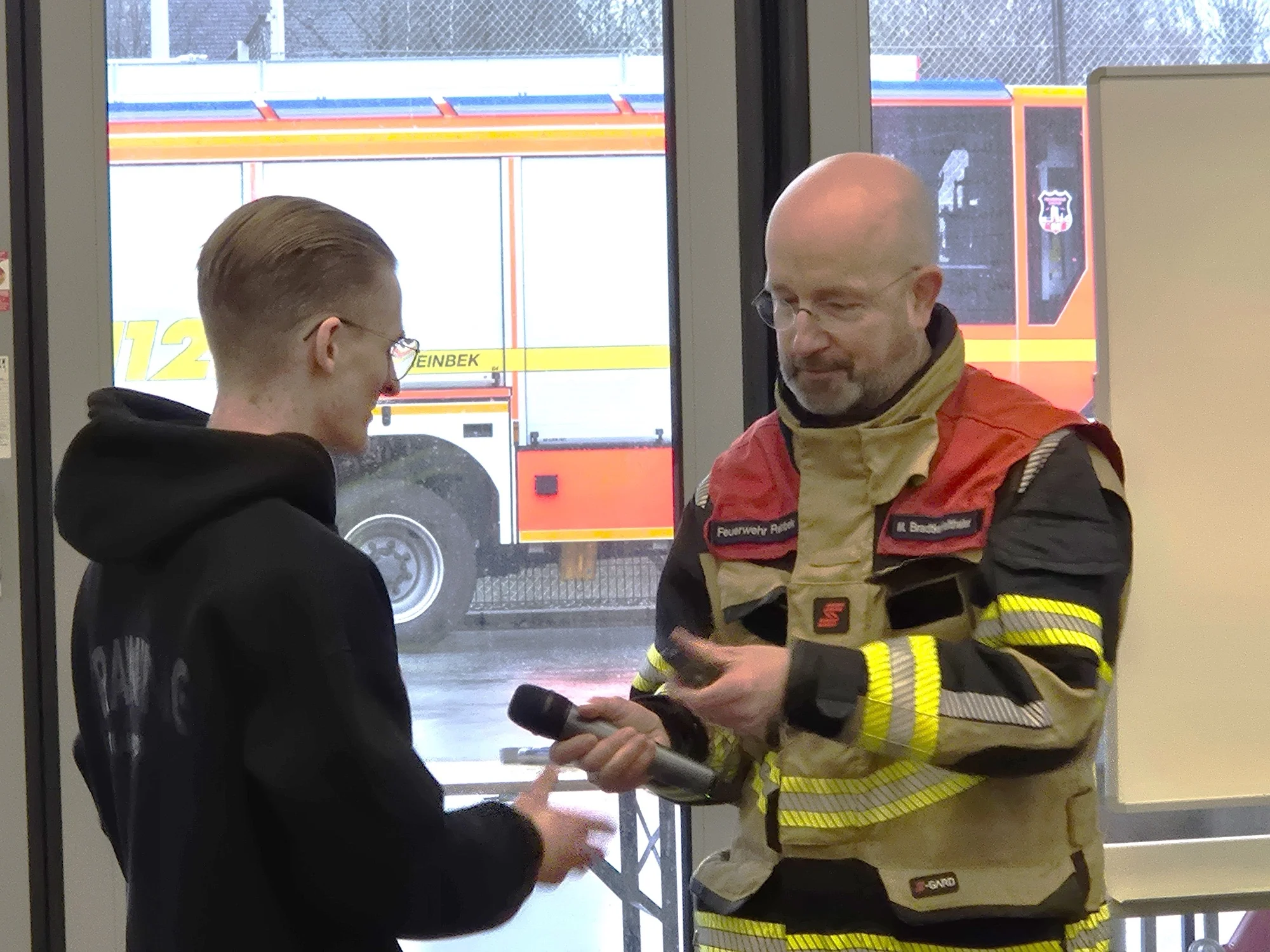 Großer Schritt für jungen Feuerwehrmann: Von der Jugendfeuerwehr in den aktiven Dienst