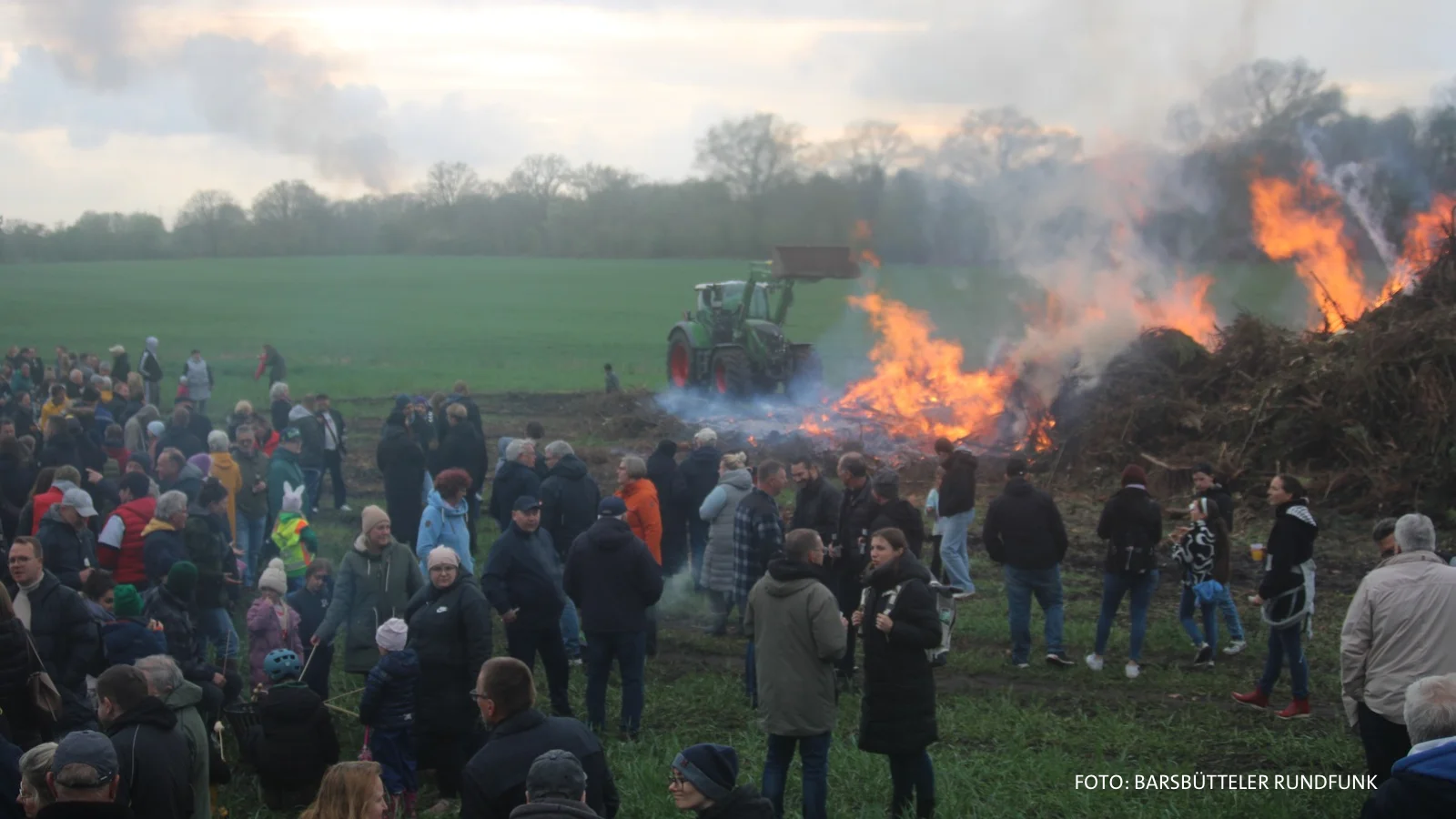Osterfeuer 2026: Wo es rund um Barsbüttel und im Hamburger Osten brennt